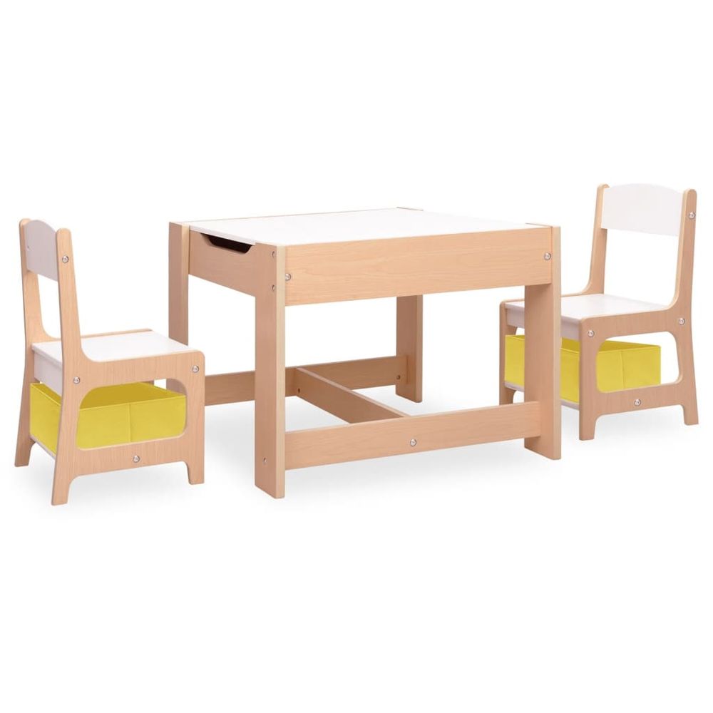 Vidaxl Detský stôl s 2 stoličkami MDF